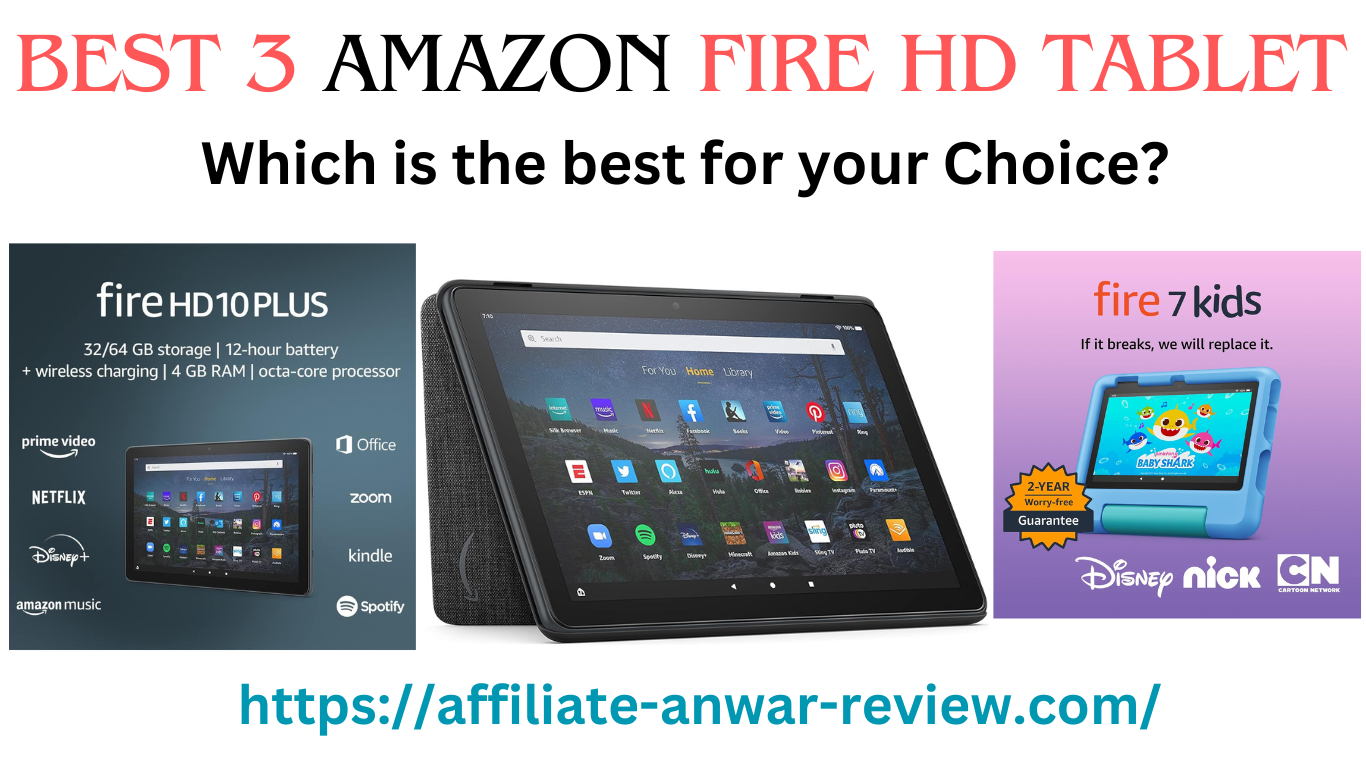 Best 3 Amazon Fire HD Tablet
