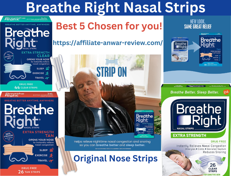 Breathe Right Nasal Strips | Best 3 Chosen for you!
