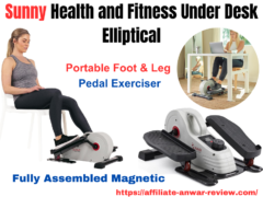 sunny health and fitness under desk elliptical